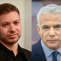 יאיר לפיד ויאיר נתניהו - | יונתן זינדל פלאש 90, אבשלום ששוני פלאש 90