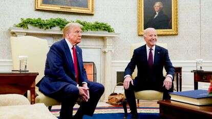 פגישת ביידן וטראמפ. | אי.פי.איי