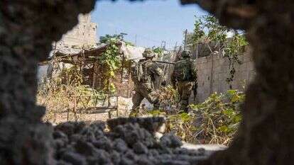 חיילי צה"ל  בעזה, השבוע. | דובר צה"ל