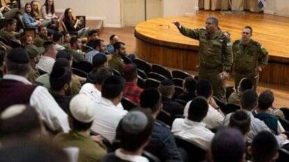 כנס המילואים של החטיבה החרדית "חשמונאים" שבהקמה". | דובר צה"ל