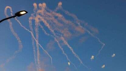 ירי מלבנון. | דוד כהן / פלאש 90