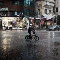 גשמים בתל אביב. | מרים אלסטר / פלאש 90