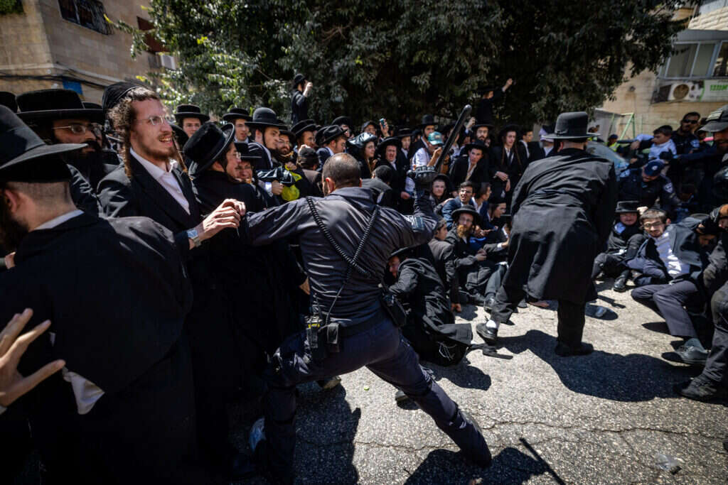 הפגנת חרדים. | חיים גולדברג , פלאש 90 הפגנת חרדים. | חיים גולדברג , פלאש 90