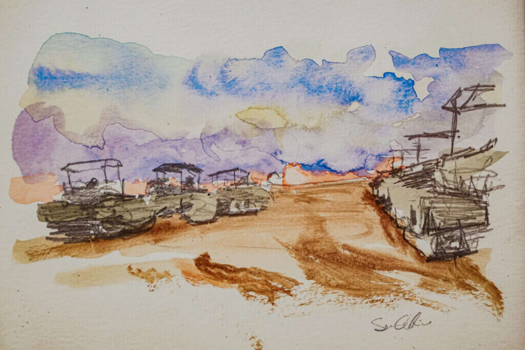 סם גריפין, טנקים בשקיעה טנקים בגדר, 2024