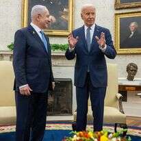 ביידן ונתניהו בבית הלבן, יולי 2024. | איי.אף.פי