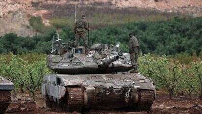 לוחמי צה"ל בגבול לבנון. | EPA