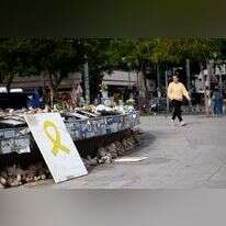 מיצג לשחרור החטופים, כיכר דיזינגוף, תל אביב. | מרים אלסטר - פלאש 90