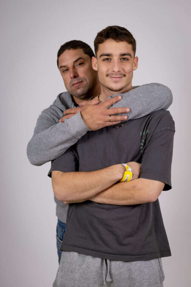 רס"ב במיל' אריאל הרשקוביץ ובנו אמיר. | אריק סולטן