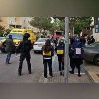 זירת הירי בפסגת זאב. | מד"א