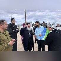 השר גולדקנופף בסיור בעטוף עזה. | דוברות שר השיכון