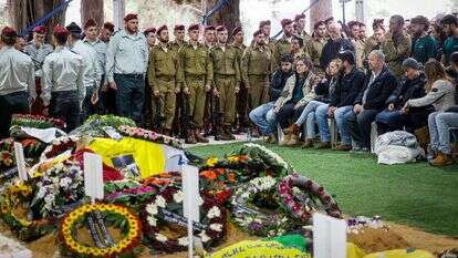 הלוויתו של יונה בריף הי"ד, שנפצע ב-7.10 ונפטר אחרי למעלה משנה. | חיים גולדברג, פלאש 90