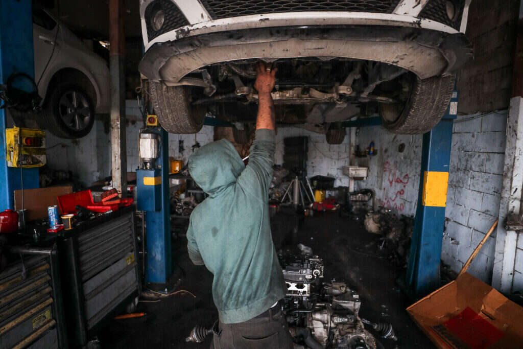 מוסך בחיזמה. | ג'אמל עוואד - פלאש 90 מוסך בחיזמה. | ג'אמל עוואד - פלאש 90