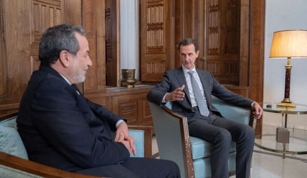 בשאר אל אסד בפגישתו עם שר החוץ האיראני, עבאס עראקצ'י. | AFP בשאר אל אסד בפגישתו עם שר החוץ האיראני, עבאס עראקצ'י. | AFP