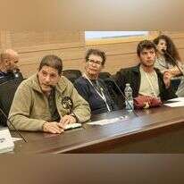 יוכבד ליפשיץ ששוחררה משבי חמאס בועדת החינוך. | דוברות הכנסת - דני שם טוב