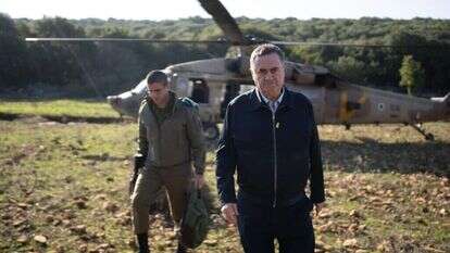 שר הביטחון ישראל כ"ץ בגבול הצפון, היום. | אלעד מלכה, משרד הביטחון שר הביטחון ישראל כ"ץ בגבול הצפון, היום. | אלעד מלכה, משרד הביטחון