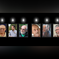 ששת החטופים שנהרגו בשבי חמאס וגופותיהם חולצו על ידי צה"ל. באדיבות דובר צה"ל