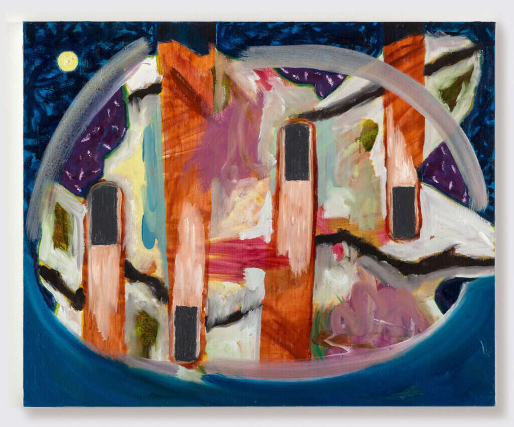 ברייה חדשה: לא ישראלי, לא ברזילאי ולא אמריקאי שי יחזקאלי, "כל העולם", שמן על בד, 2021. | יגאל פרדו