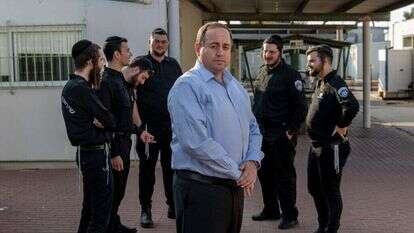 "אני לא בתחרות עם הצבא". פינסקי בחטיבת ההדרכה בשב"ס, השבוע. | נעמה שטרן