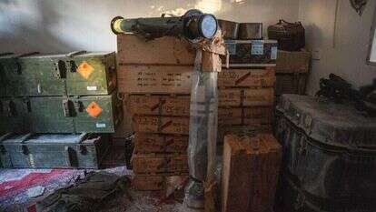 האמל"ח שנמצא בלבנון. באדיבות דובר צה"ל האמל"ח שנמצא בלבנון. באדיבות דובר צה"ל