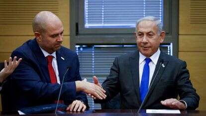 בנימין נתניהו ואמיר אוחנה. | אוליבר פיטוסי, פלאש 90