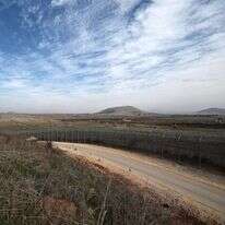 גבול ישראל-סוריה. | EPA