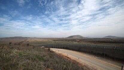 גבול ישראל-סוריה. | EPA גבול ישראל-סוריה. | EPA