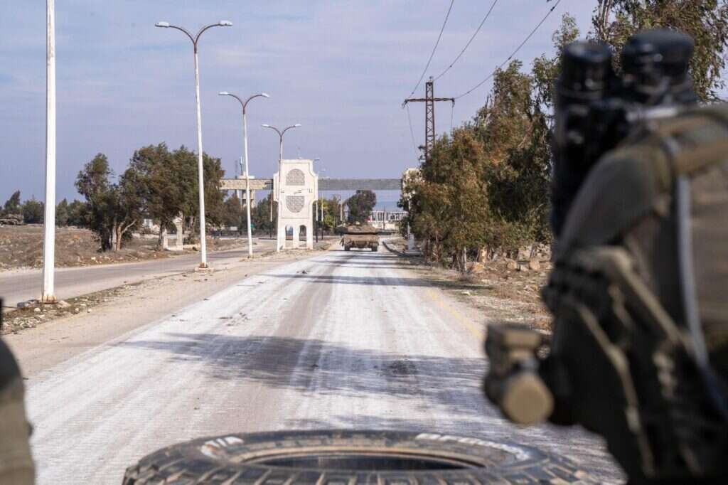 כניסת כוחות הצנחנים לסוריה. | דובר צה"ל