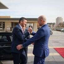 נשיא פרגוואי סנטיאגו פניה מגיע לכנסת ואמיר אוחנה. | נועם מושקוביץ, דוברות הכנסת