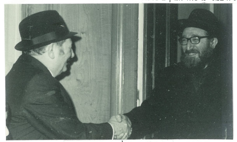 פיקח על הגיורים. הרב חיים גרינפלד, וינה תשל"ב. מתוך הספר "קורות חיי" של הרב אלתר שטיינמץ בהוצאת הר ברכה