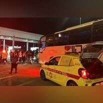 האוטובוס לעברו ירה המחבל בפיגוע בגוש עציון. | מד"א