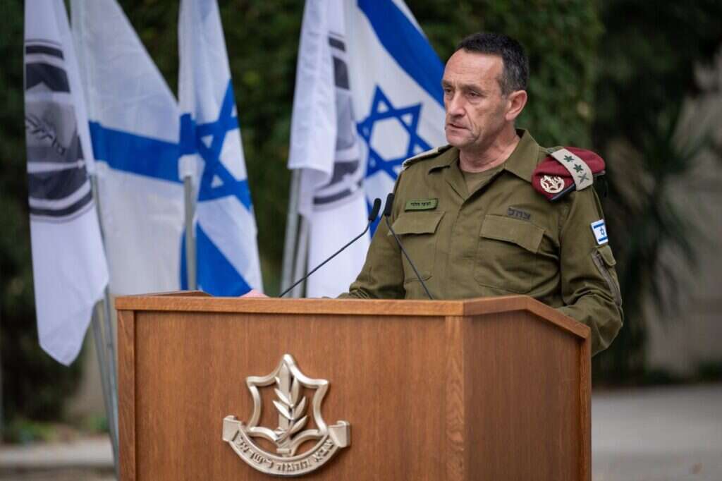 הרמטכ"ל רא"ל הרצי הלוי בטקס חילופי ראש מז"י. | דובר צה"ל