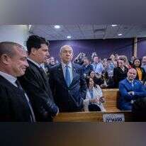 נתניהו בבית המשפט | חיים גולדברג, פלאש 90