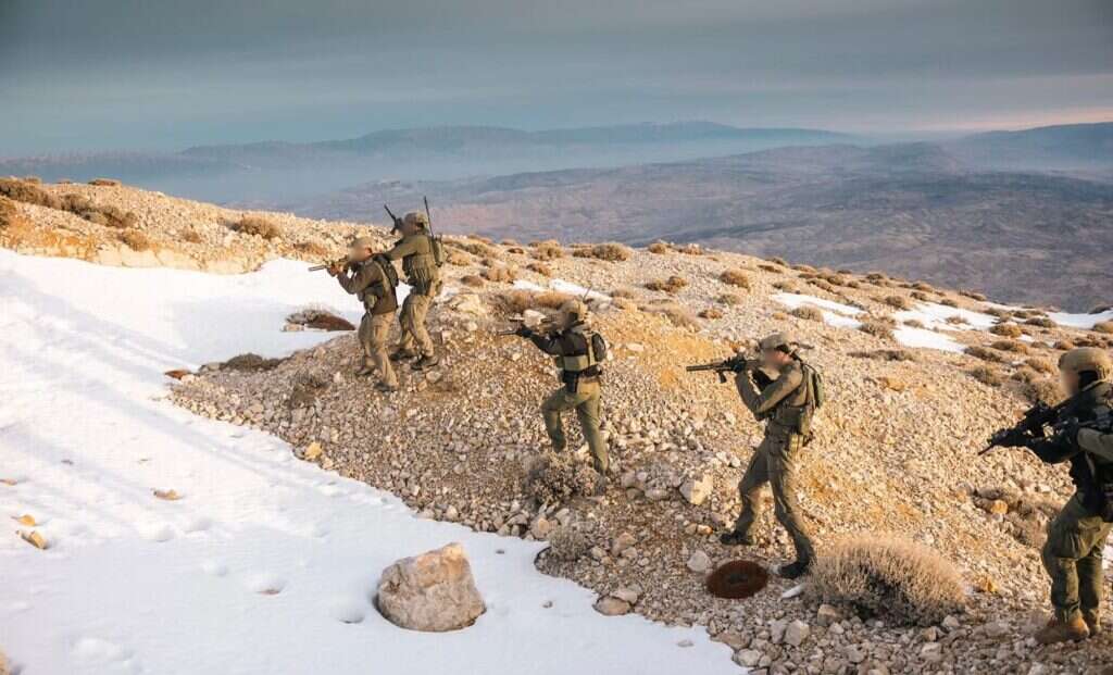 לוחמי יחידת שלדג בחרמון הסורי, השבוע. | דובר צה"ל לוחמי יחידת שלדג בחרמון הסורי, השבוע. | דובר צה"ל