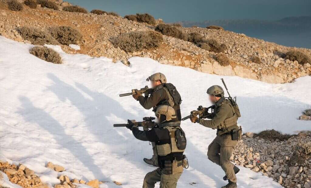 לוחמי יחידת שלדג בחרמון הסורי, השבוע. | דובר צה"ל לוחמי יחידת שלדג בחרמון הסורי, השבוע. | דובר צה"ל