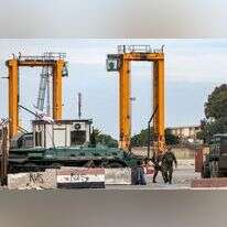 בסיס טרטוס בסוריה, הבוקר. | Bakr ALKASEM / AFP