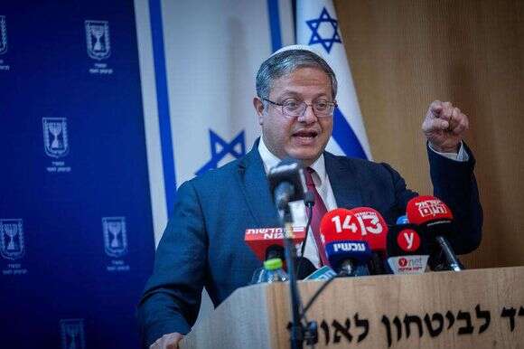 השר בן גביר. | יונתן זינדל/פלאש 90 השר בן גביר. | יונתן זינדל/פלאש 90