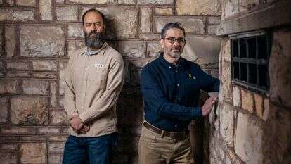 צבי זוסמן וג'ון פולין. | אבישג שאר–ישוב צבי זוסמן וג'ון פולין. | אבישג שאר–ישוב