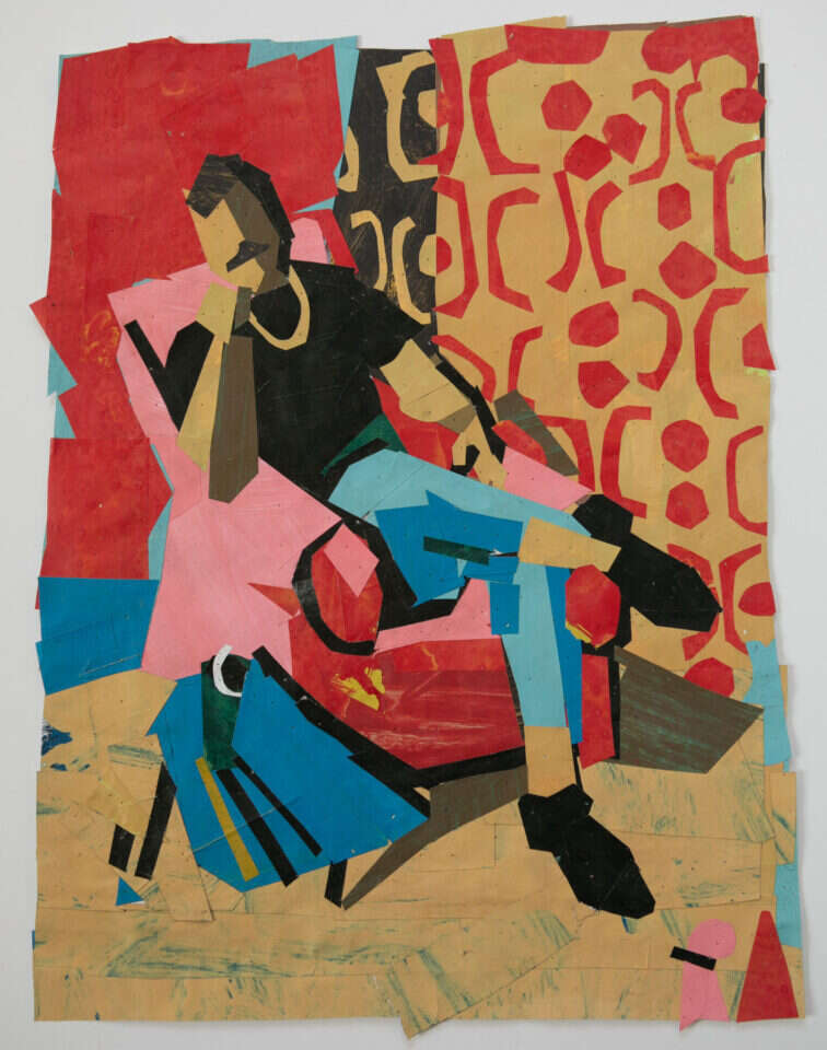 רותם עמיצור, קולאז' ניירות צבועים, רותם עמיצור, קולאז' ניירות צבועים,