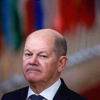 קנצלר גרמניה אולף שולץ, היום. | EPA