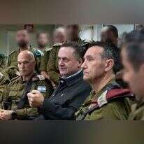 שר הביטחון כ"ץ והרמטכ"ל הלוי. | אריאל חרמוני, משרד הביטחון