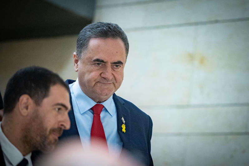 שר הביטחון ישראל כ"ץ. | יונתן זינדל, פלאש 90