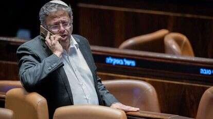 בן־גביר במליאה, השבוע. | חיים גולדברג, פלאש 90