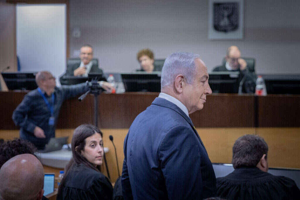 עדות נתניהו בבית המשפט המחוזי בתל־אביב | 10 בדצמבר 2024. | חיים גולדברג, פלאש 90 עדות נתניהו בבית המשפט המחוזי בתל־אביב | 10 בדצמבר 2024. | חיים גולדברג, פלאש 90