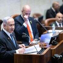 נתניהו בכנסת, היום. | Chaim Goldberg/Flash90