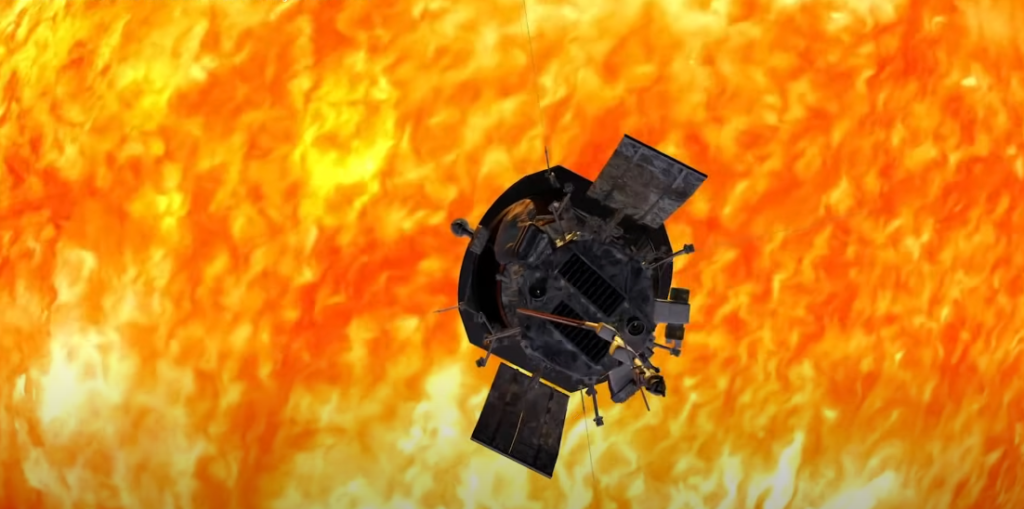 הדמיה של הגשושית. | מסך מיוטיוב