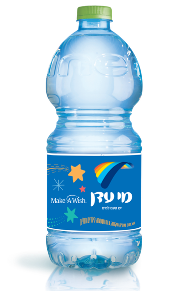 בקבוק שיתוף הפעולה בין מי עדן - מקס סטוק- מייק הא וויש | סטודיו מרחב