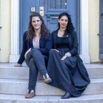 "אי אפשר להגיד לילדים 'היי, תראו ציפור', כשכל האדמה תחתיהם בוערת". אלדד (משמאל) וגבירץ. | יוסי אלוני