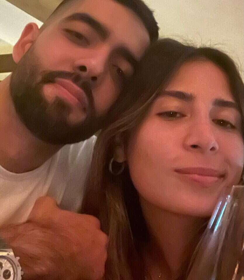 הכרנו בשנים הקשות. עם בן הזוג שי. | באדיבות המצולמים