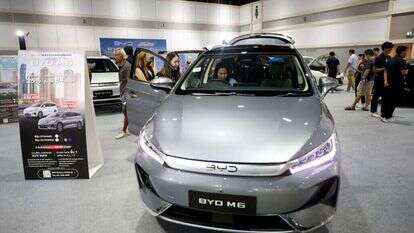 מכונית של BYD. | EPA