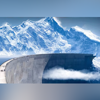 תחנת כוח הידרואלקטרית. אילוסטרציה. | מסך מיוטיוב